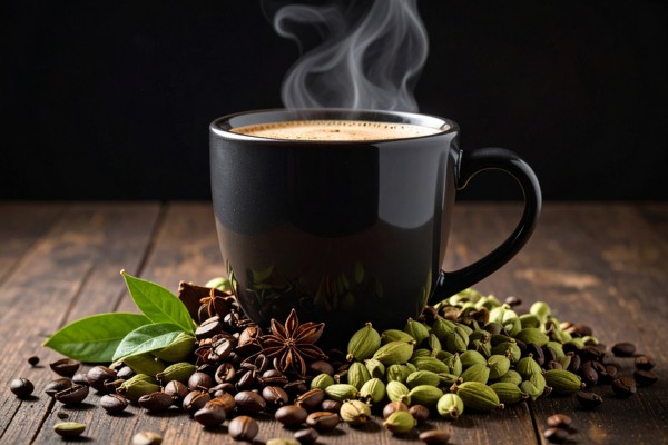 A thumbnail image for the recipe: Cardamom & Clove Spiced Coffee Recipe